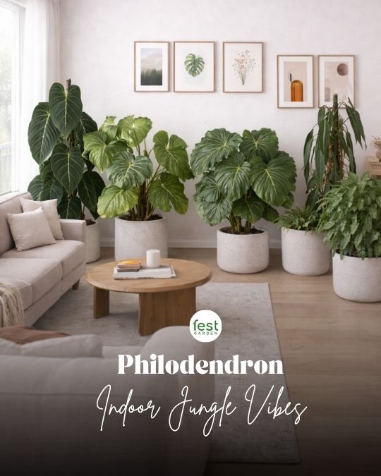 Pemula memeriksa media tanaman sebelum menyiram Monstera, Syngonium, Philodendron, dan Platycerium